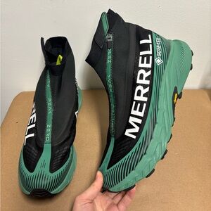Merrell 1TRL Agility Peak Zero Gore-Tex Black Pine Athletic Shoes Size 14